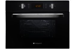 Hotpoint MWH424.1X Microwave - Black Glass